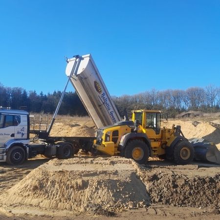 Arbeiten in der Sandkuhle